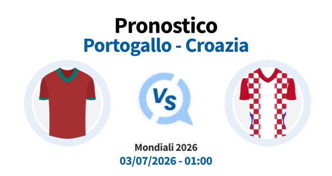 Pronostico Portogallo Croazia