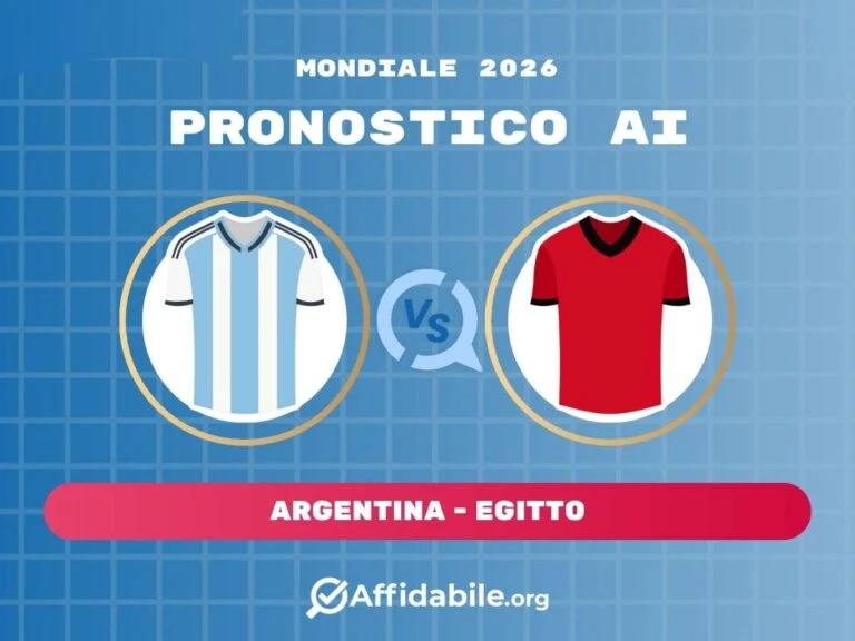 Argentina-Egitto pronostico IA
