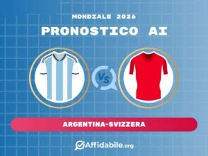 Argentina-Svizzera pronostico IA