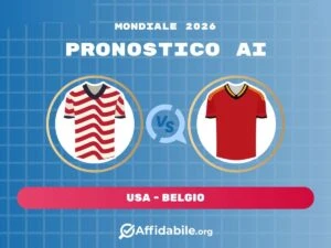 Usa-Belgio pronostici IA