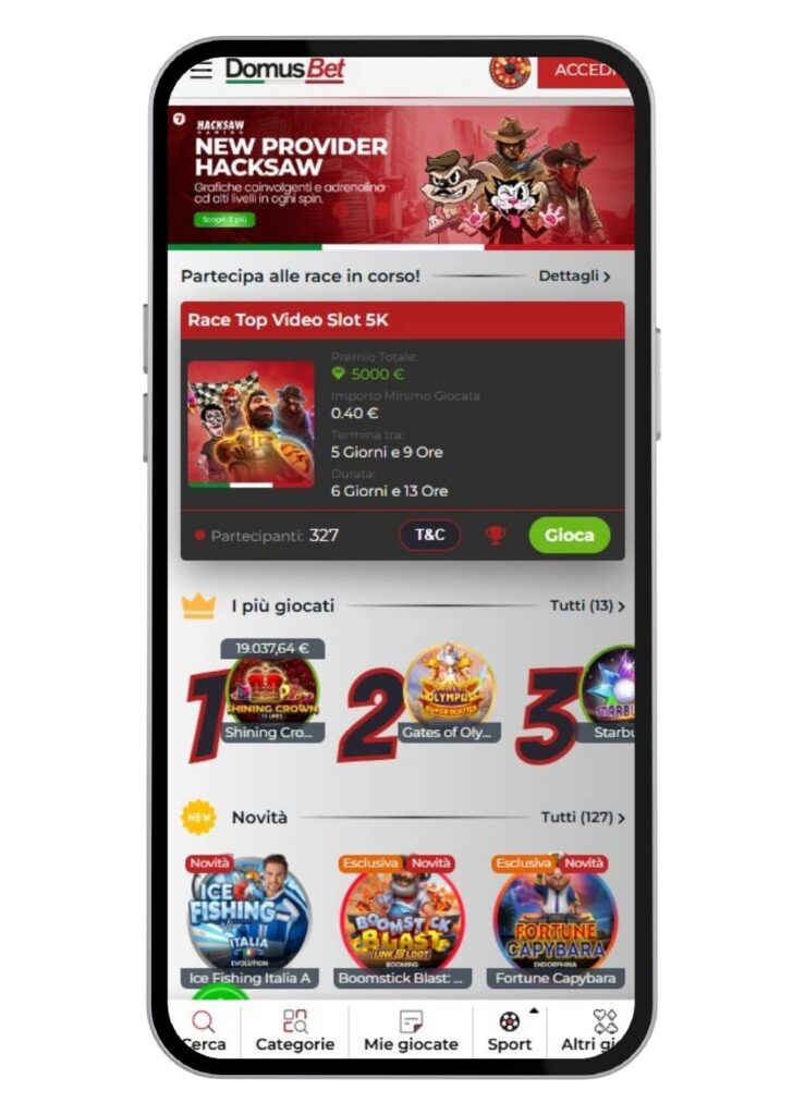 Domusbet sport mobile