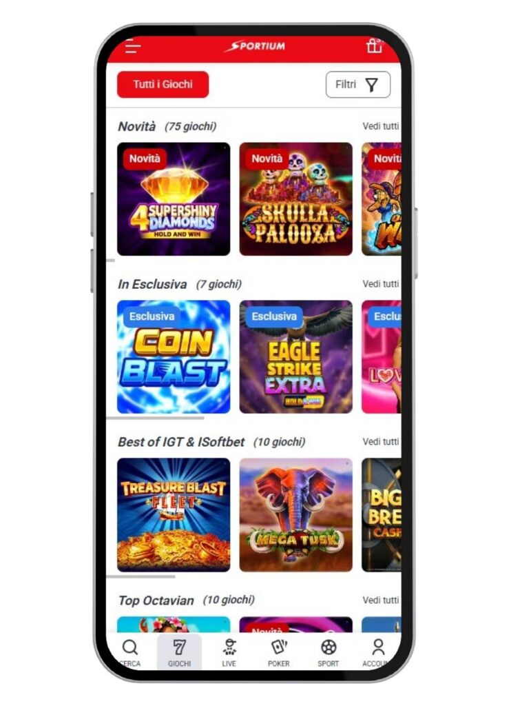 Sportium mobile casino