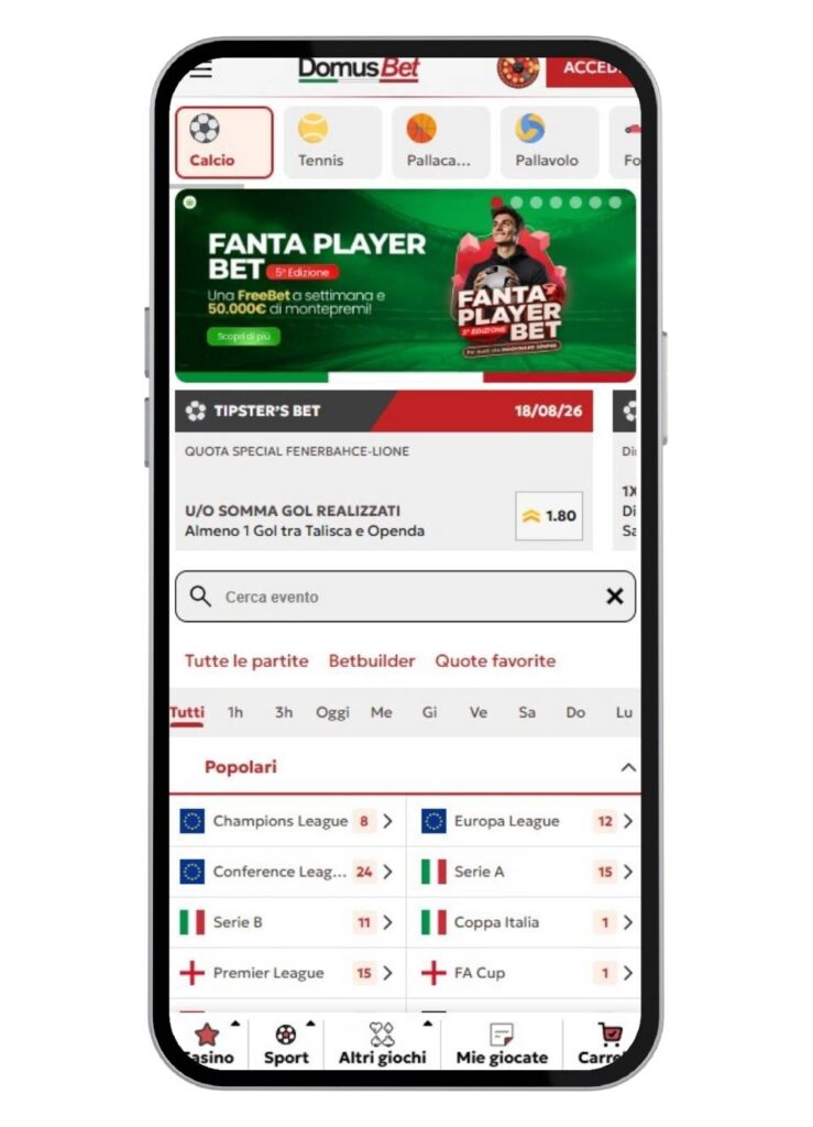 Domusbet casino mobile