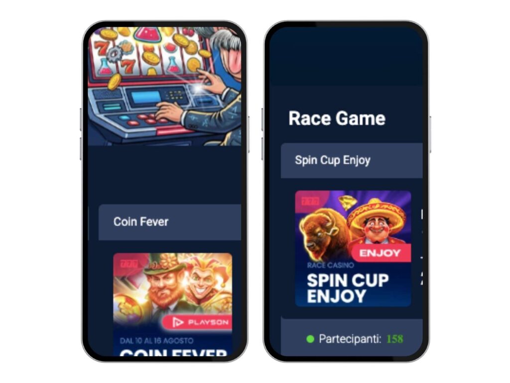 Le slot race di Marathonbet