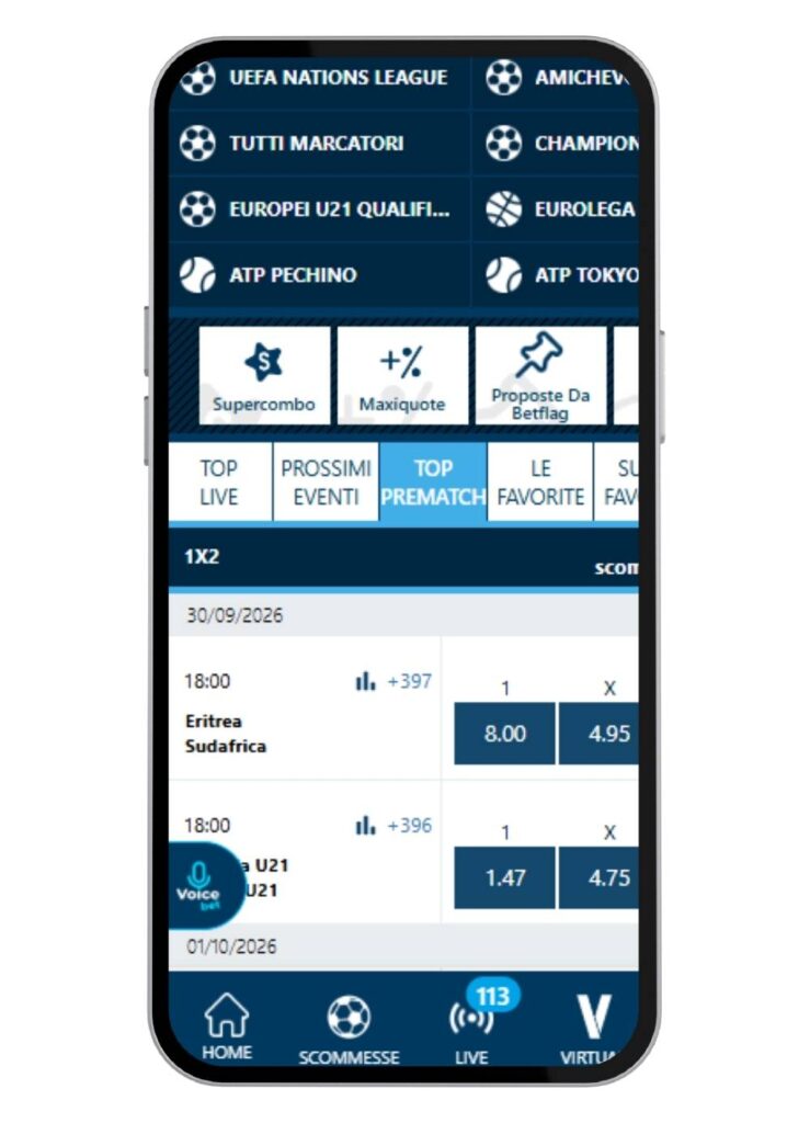 Betflag sport mobile