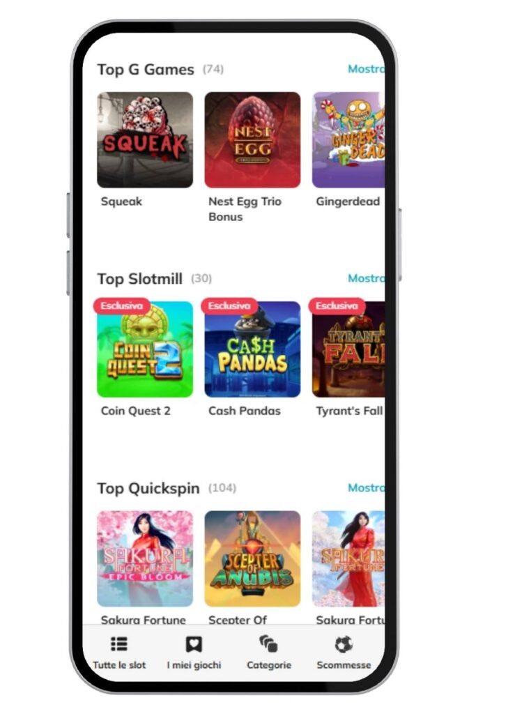Mobile starcasino giochi