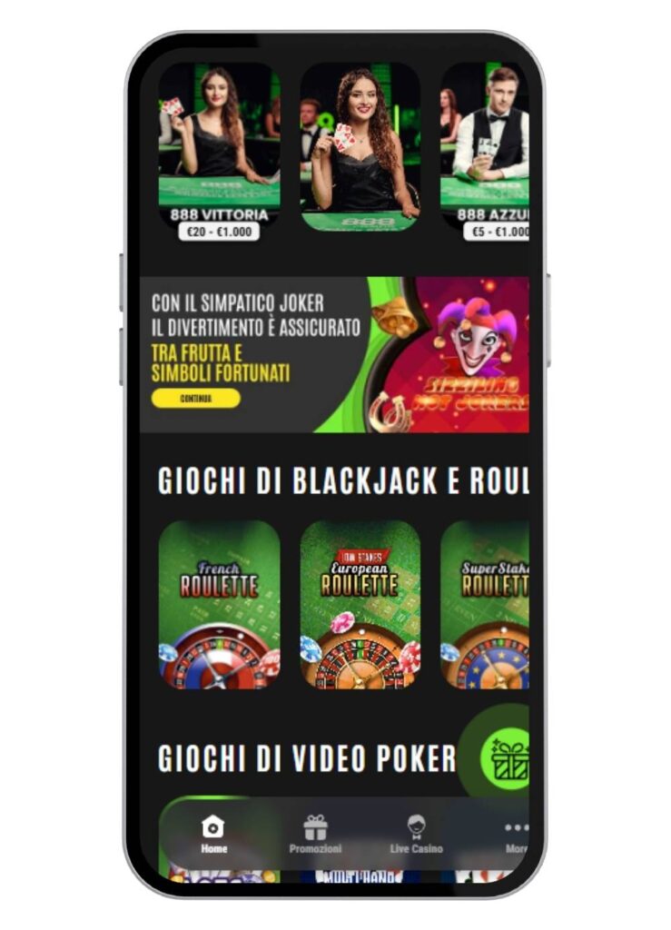 888 mobile casino