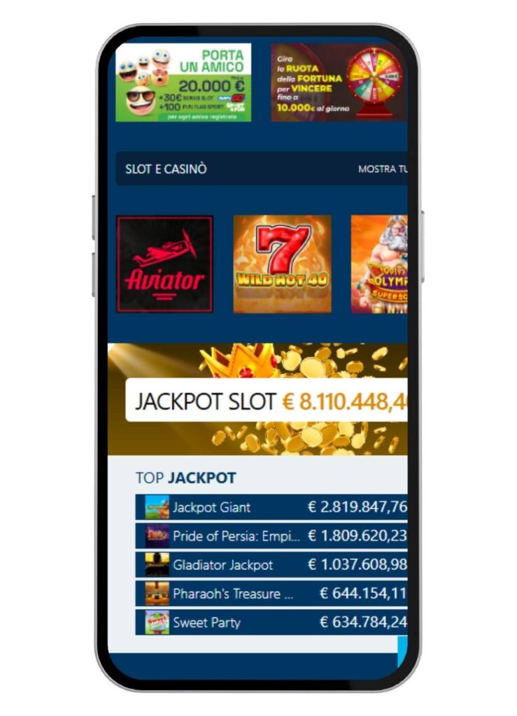 Betflag home mobile