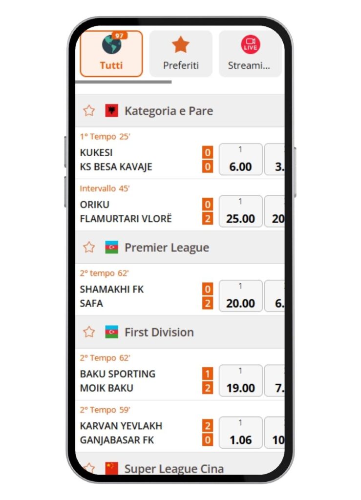 Vincitu mobile scommesse