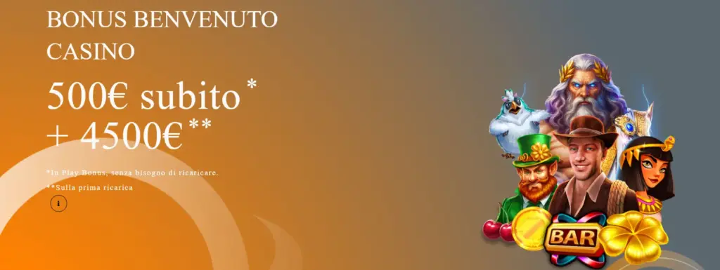Bonus benvenuto casino snai